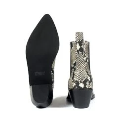 Vegan Addison – Grey Snakeskin (Size 7, 8, 8.5) 11 Vegan Addison – Grey Snakeskin (Size 7, 8, 8.5) -Straight To Hell veg add gry sna wom w 4