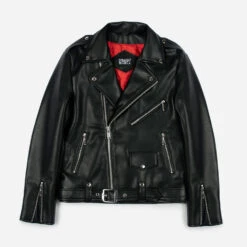 Vegan Commando – Black And Nickel Faux Leather Jacket