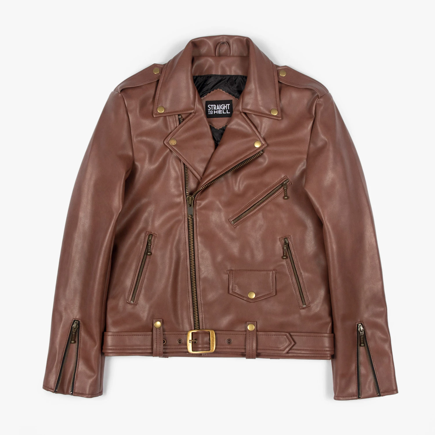 Vegan Commando – Brown And Brass (Size 34) 1 Vegan Commando – Brown And Brass (Size 34)