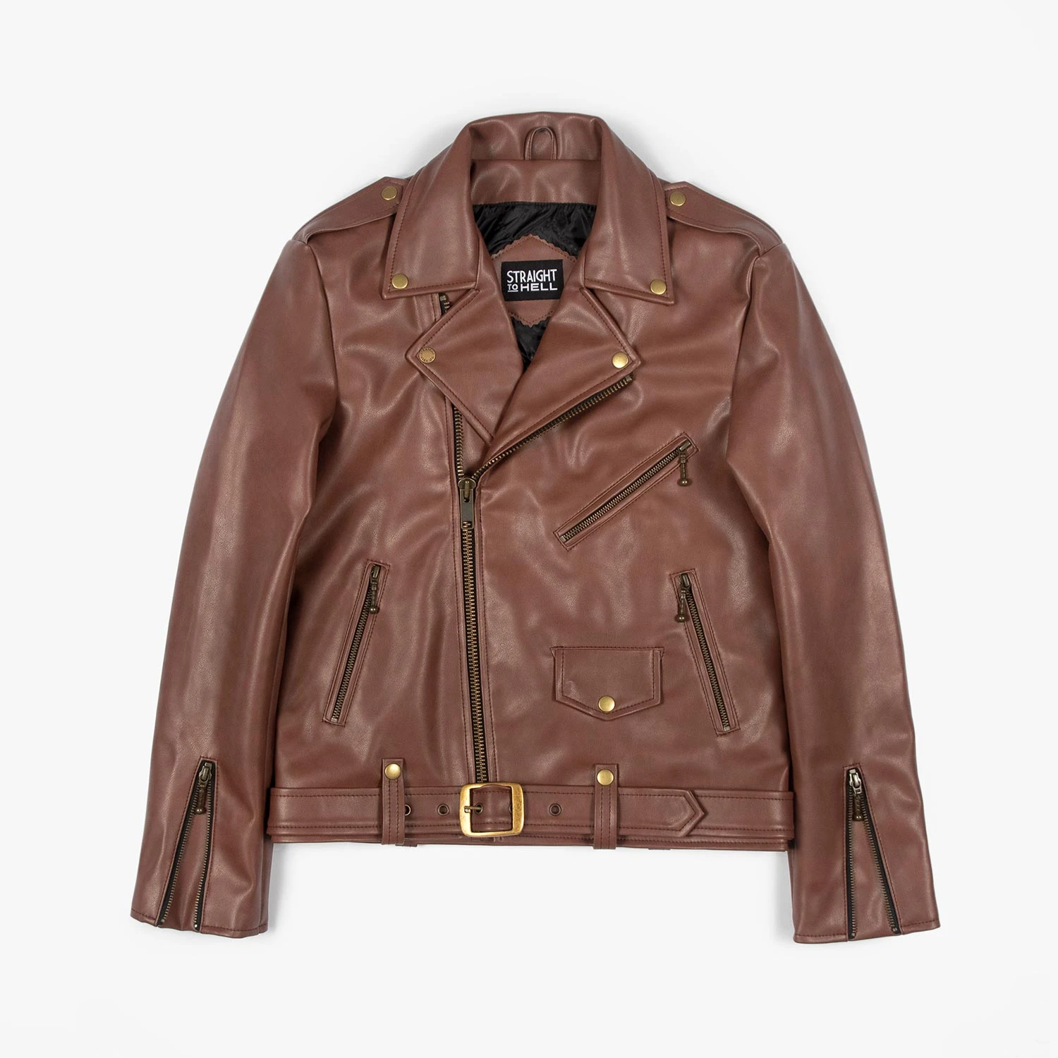 Vegan Commando – Brown And Brass (Size 34) 11 Vegan Commando – Brown And Brass (Size 34) - Image 11