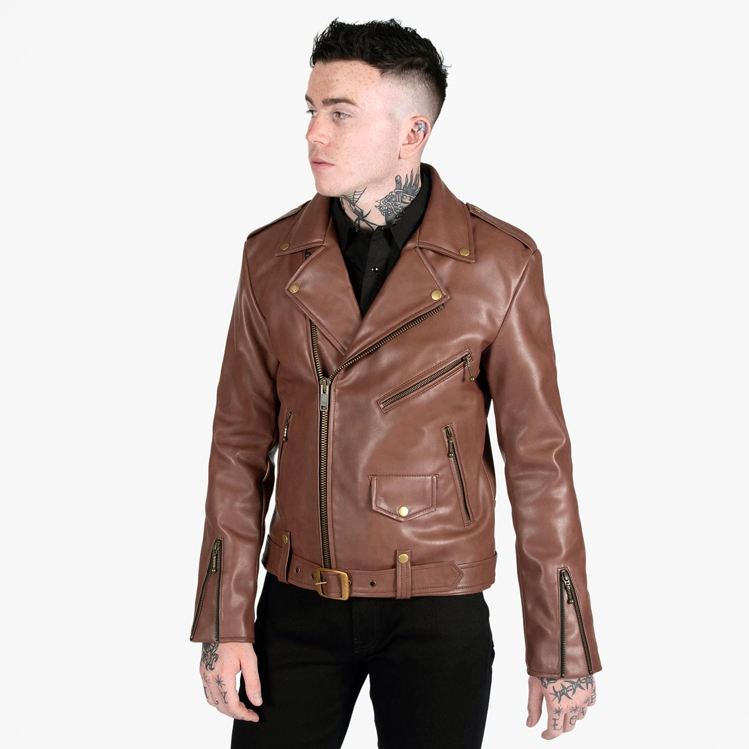 Vegan Commando – Brown And Brass (Size 34) 8 Vegan Commando – Brown And Brass (Size 34) - Image 8