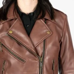 Vegan Commando – Brown And Brass (Size XS, S, M, L, XL, 2XL, 3XL, 4XL) -Straight To Hell veg com bro bra sthvl wom w 6