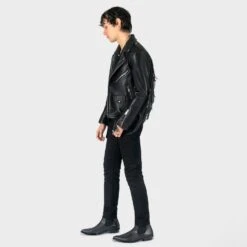 Vegan Commando Fringe – Faux Leather Jacket With Fringe (Size 34S, 34, 36S, 36, 38S, 38, 40, 42, 46, 50, 52) 14 Vegan Commando Fringe – Faux Leather Jacket With Fringe (Size 34S, 34, 36S, 36, 38S, 38, 40, 42, 46, 50, 52) -Straight To Hell veg com fri men 2024 w 4