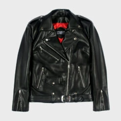 Vegan Commando Oversized – Faux Leather Jacket (Size XS, S, M, L, XL, 2XL, 3XL, 4XL, 5XL)