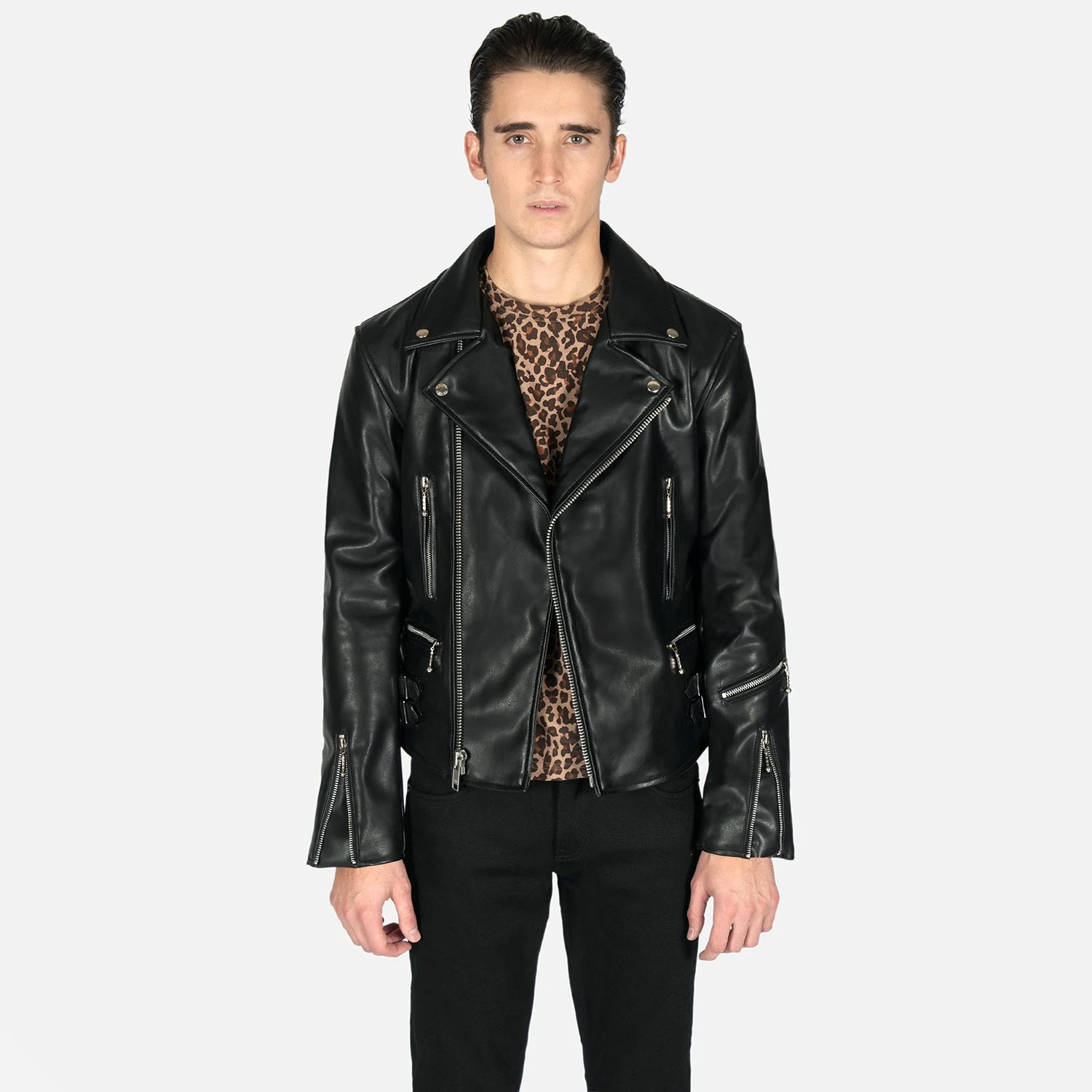 Vegan Defector – Faux Leather Jacket 2 Vegan Defector – Faux Leather Jacket - Image 2