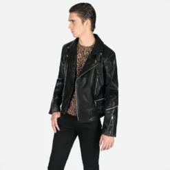 Vegan Defector – Faux Leather Jacket 13 Vegan Defector – Faux Leather Jacket -Straight To Hell veg def blk nic men sthvl w 4