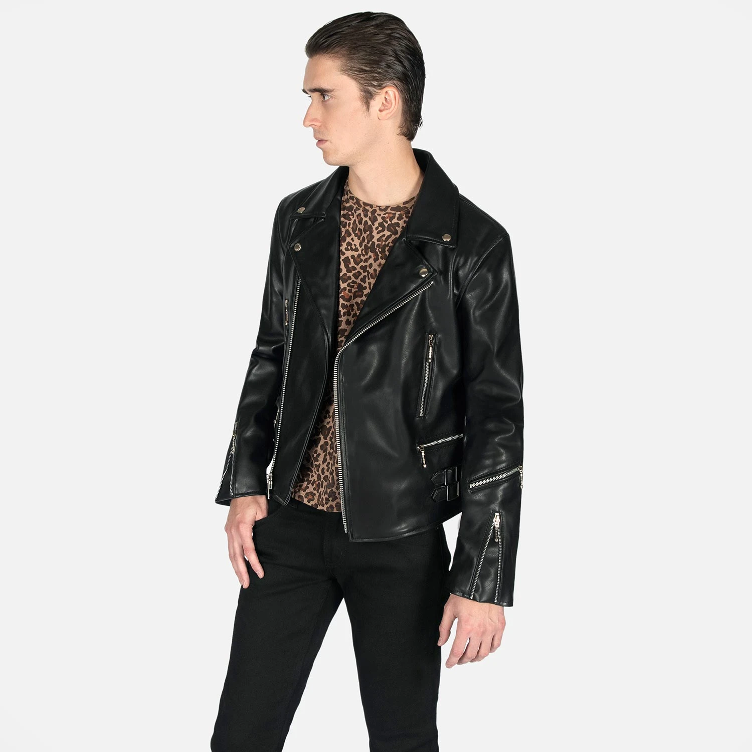 Vegan Defector – Faux Leather Jacket 5 Vegan Defector – Faux Leather Jacket - Image 5
