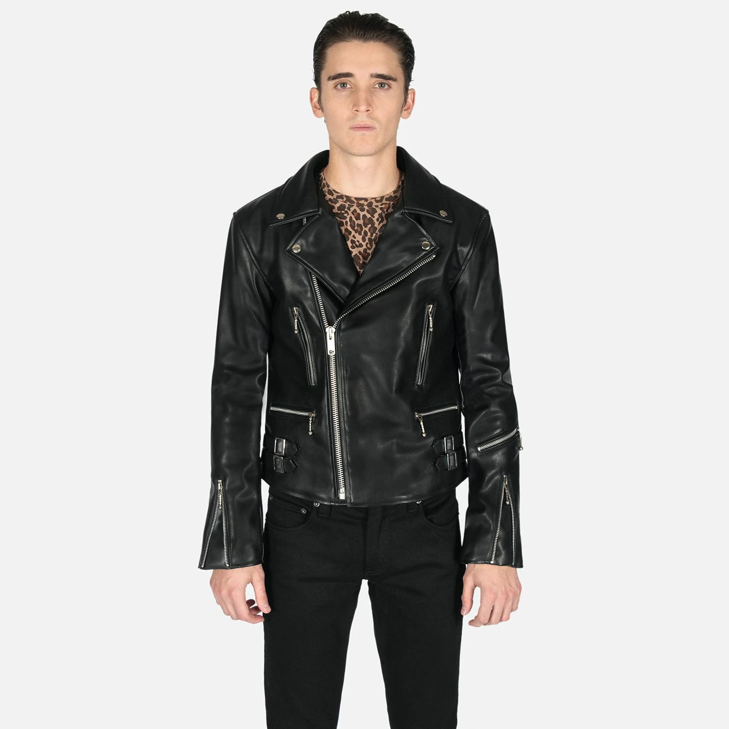 Vegan Defector – Faux Leather Jacket 3 Vegan Defector – Faux Leather Jacket - Image 3
