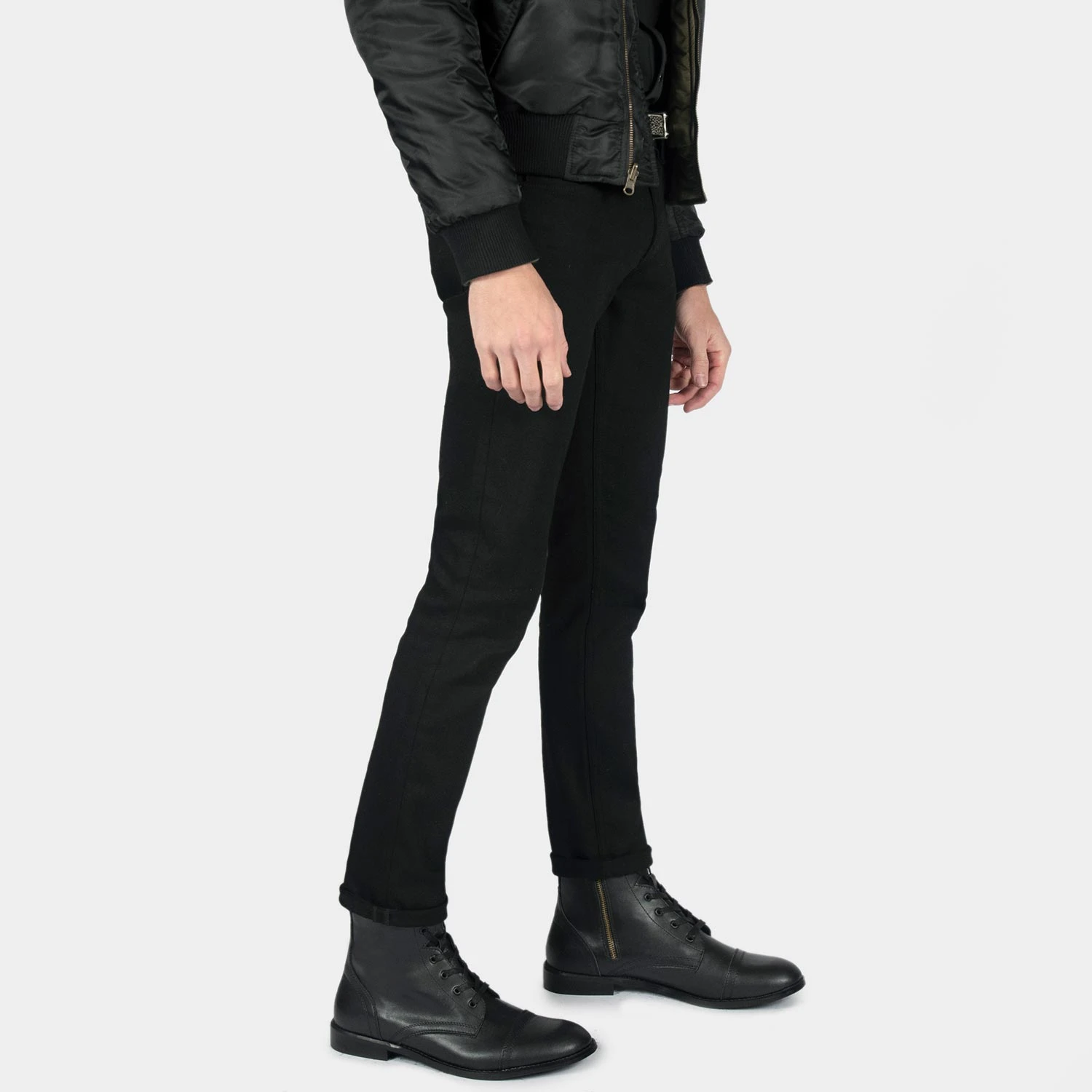 Vegan Division – Black And Brass Faux Leather Combat Boots (Size 7, 7.5, 8, 8.5, 9, 9.5, 10, 10.5, 11, 12, 14) 7 Vegan Division – Black And Brass Faux Leather Combat Boots (Size 7, 7.5, 8, 8.5, 9, 9.5, 10, 10.5, 11, 12, 14) - Image 7