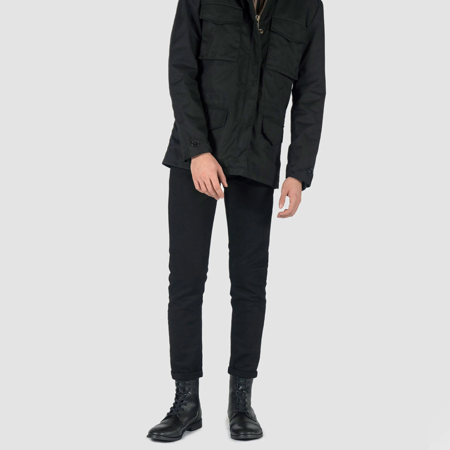 Vegan Division – Black And Nickel Faux Leather Combat Boots (Size 7, 7.5, 8, 8.5, 9, 9.5, 10, 10.5, 11, 12, 13, 14) 8 Vegan Division – Black And Nickel Faux Leather Combat Boots (Size 7, 7.5, 8, 8.5, 9, 9.5, 10, 10.5, 11, 12, 13, 14) - Image 8