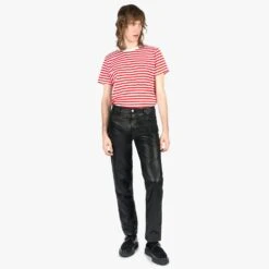 Vegan Good Guy Joe – Slim Fit Faux Leather Pants (Size 28, 32, 34) 10 Vegan Good Guy Joe – Slim Fit Faux Leather Pants (Size 28, 32, 34) -Straight To Hell veg goo guy w 4