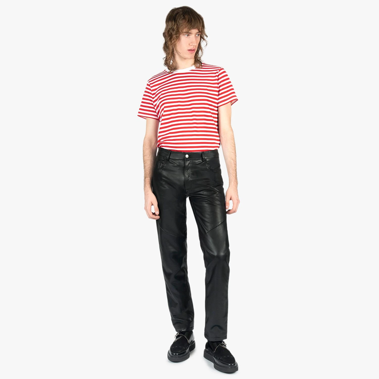 Vegan Good Guy Joe – Slim Fit Faux Leather Pants (Size 28, 32, 34) 4 Vegan Good Guy Joe – Slim Fit Faux Leather Pants (Size 28, 32, 34) - Image 4