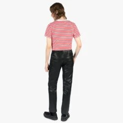 Vegan Good Guy Joe – Slim Fit Faux Leather Pants (Size 28, 32, 34) 11 Vegan Good Guy Joe – Slim Fit Faux Leather Pants (Size 28, 32, 34) -Straight To Hell veg goo guy w 5