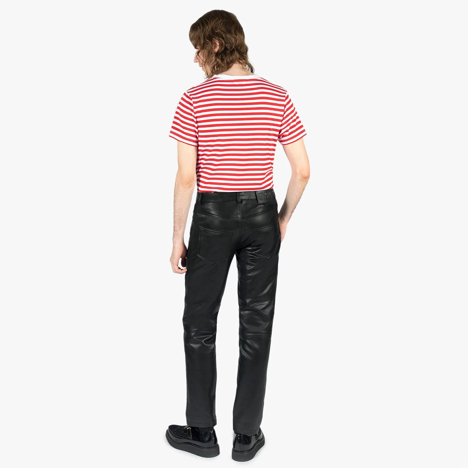 Vegan Good Guy Joe – Slim Fit Faux Leather Pants (Size 28, 32, 34) 5 Vegan Good Guy Joe – Slim Fit Faux Leather Pants (Size 28, 32, 34) - Image 5