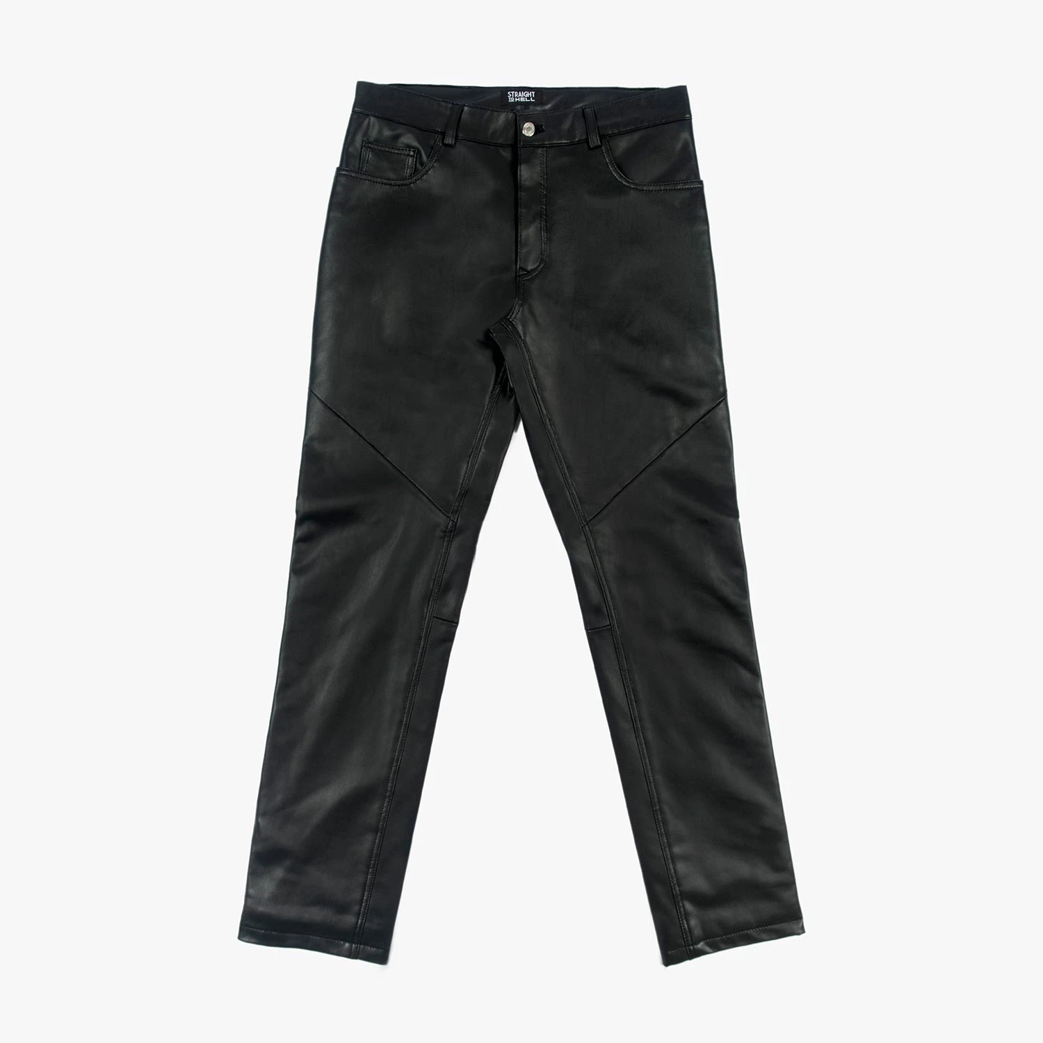 Vegan Good Guy Joe – Slim Fit Faux Leather Pants (Size 28, 32, 34) 7 Vegan Good Guy Joe – Slim Fit Faux Leather Pants (Size 28, 32, 34) - Image 7