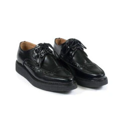 Vegan Hawkins – Black Faux Leather Creepers