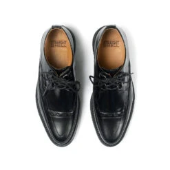 Vegan Hawkins – Black Faux Leather Creepers -Straight To Hell veg haw blk w 4