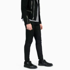 Vegan Hawkins – Black Faux Leather Creepers -Straight To Hell veg haw blk w 5