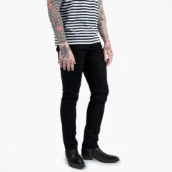 Vegan Richards – Black Faux Leather Zip Boots 10 Vegan Richards – Black Faux Leather Zip Boots -Straight To Hell veg ric blk men w 5