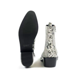 Vegan Richards – Grey Snakeskin Faux Leather Zip Boots (Size 6.5, 7.5) 11 Vegan Richards – Grey Snakeskin Faux Leather Zip Boots (Size 6.5, 7.5) -Straight To Hell veg ric gry sna wom w 5