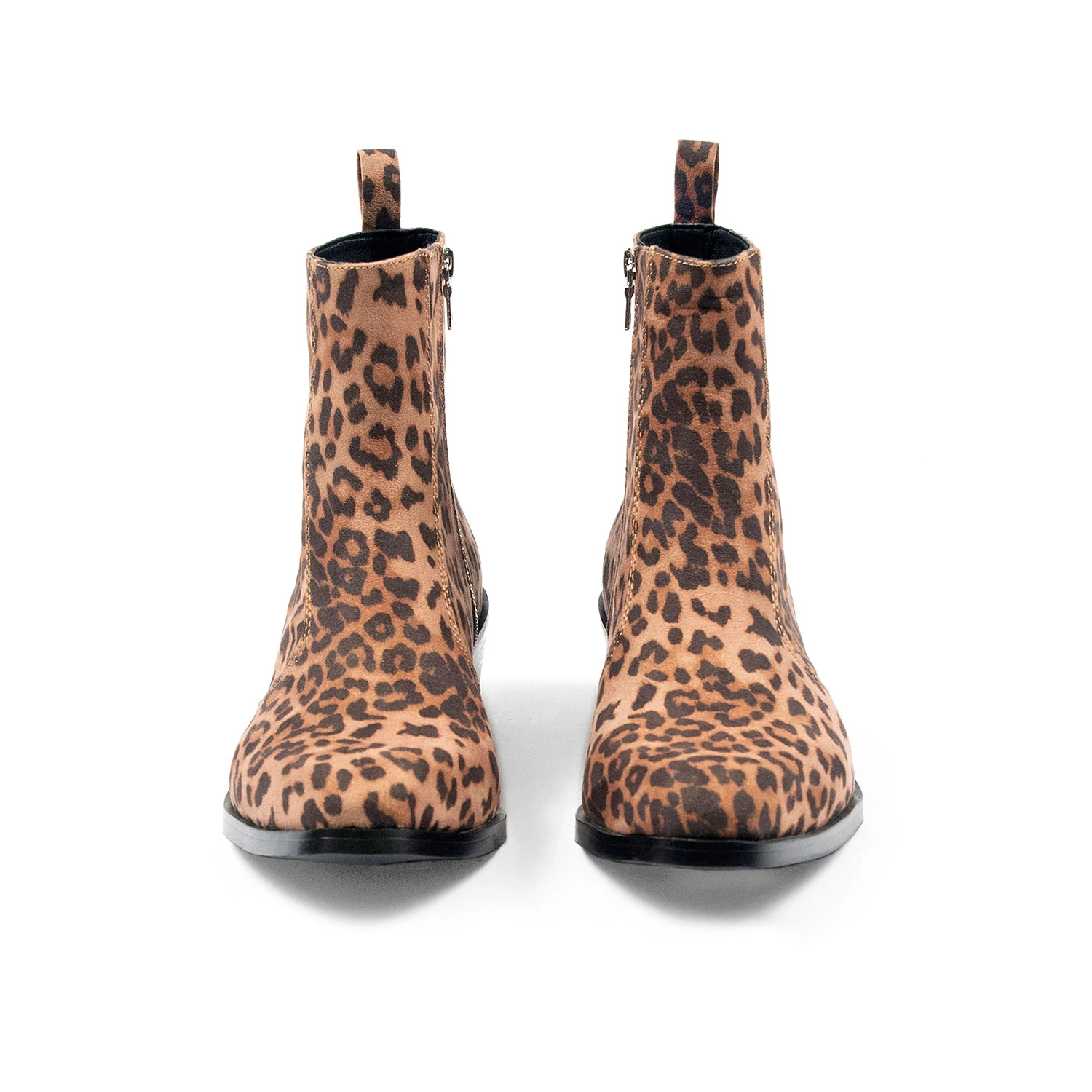 Vegan Richards – Leopard Zip Boots (Size 7, 7.5, 8, 9, 9.5, 10, 10.5, 11, 12, 13, 14) 4 Vegan Richards – Leopard Zip Boots (Size 7, 7.5, 8, 9, 9.5, 10, 10.5, 11, 12, 13, 14) - Image 4