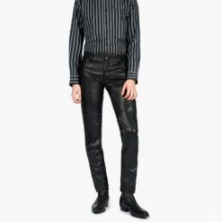 Vegan Skinny James – Skinny Fit Faux Leather Pants