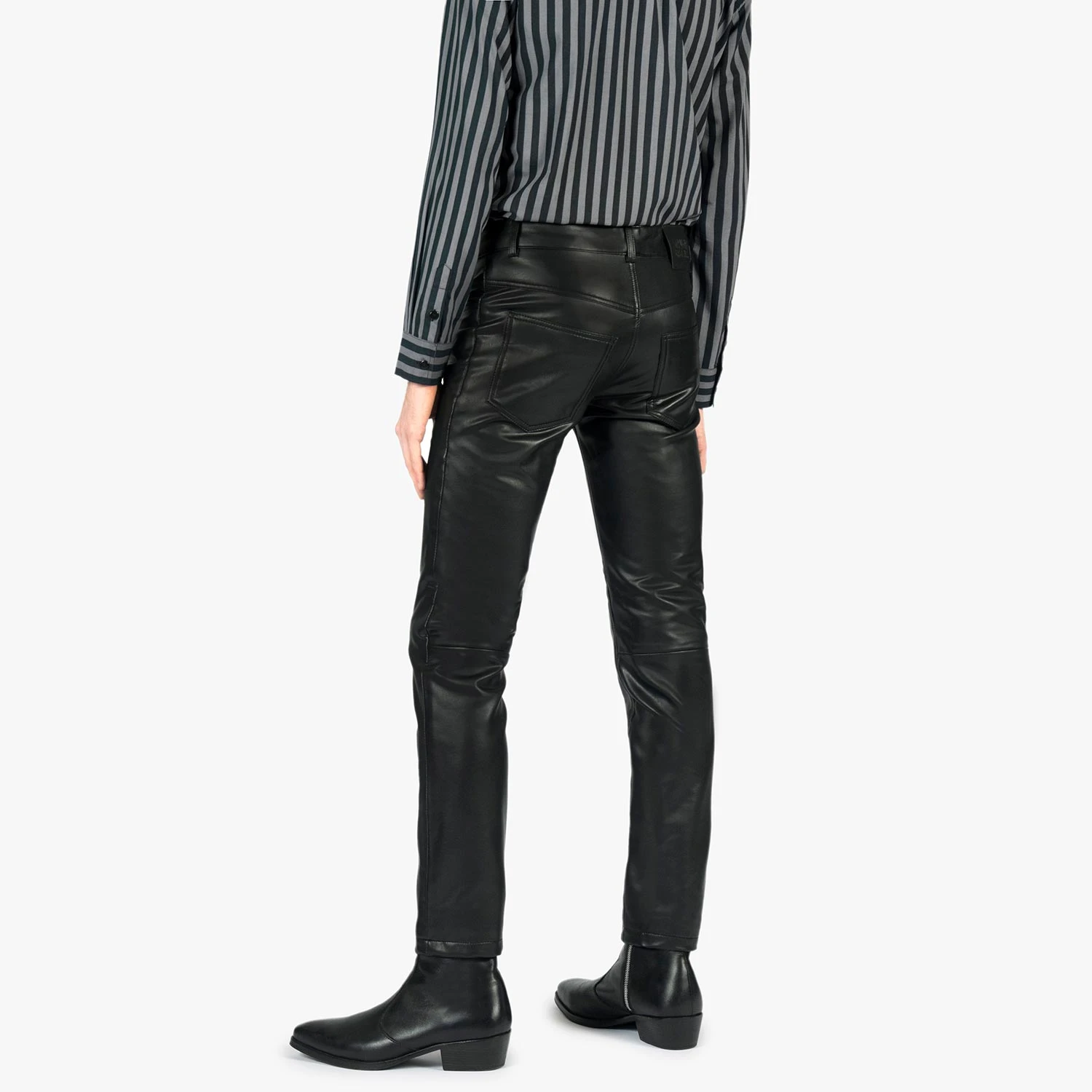 Vegan Skinny James – Skinny Fit Faux Leather Pants 4 Vegan Skinny James – Skinny Fit Faux Leather Pants - Image 4