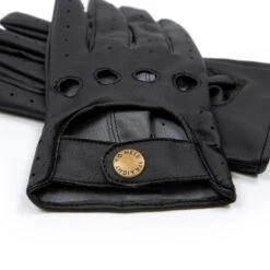 Vegan Bullitt – Faux Leather Gloves (Size XS, S, M, L, XL) -Straight To Hell vegan bullitt women blk detail