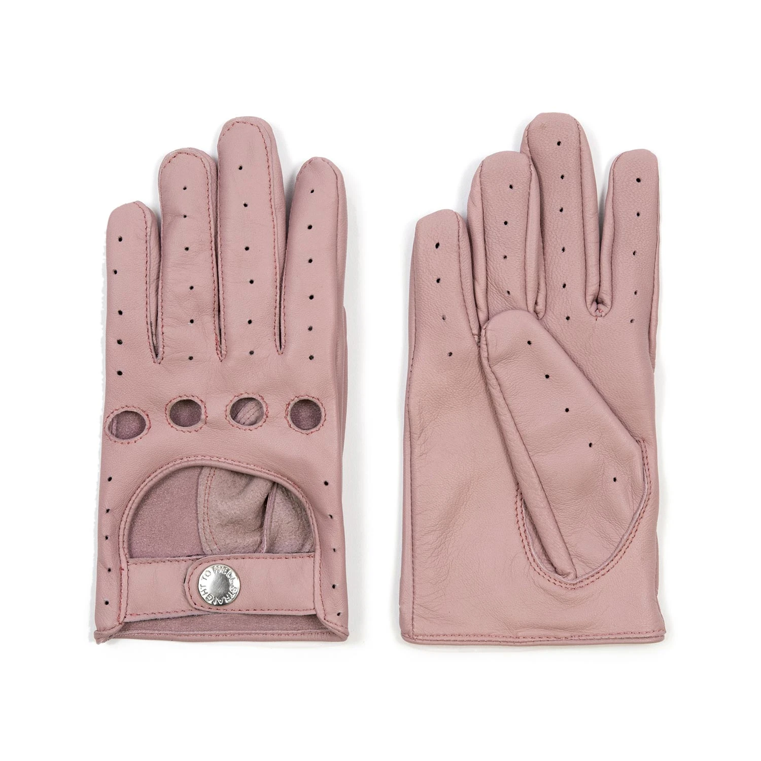 Bullitt – Dusty Pink Leather Gloves (Size XS) 1 Bullitt – Dusty Pink Leather Gloves (Size XS)