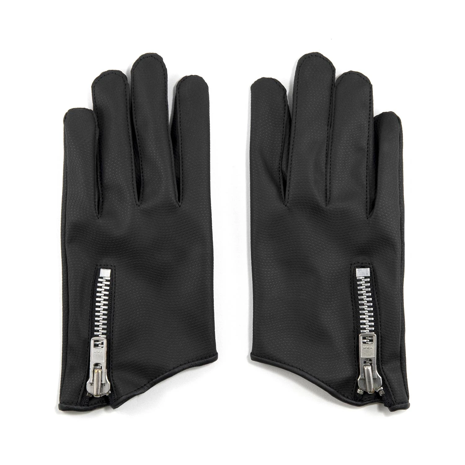Vegan Throttle – Faux Leather Zip Gloves (Size 2XL) 1 Vegan Throttle – Faux Leather Zip Gloves (Size 2XL)