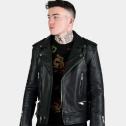 Vincent – Leather Jacket -Straight To Hell vin w 2
