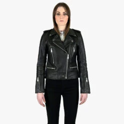 Vincent – Leather Jacket (Size S, L, XL) -Straight To Hell vin wom w 15