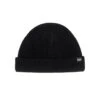 Wanderer – Black Viscose Short Beanie